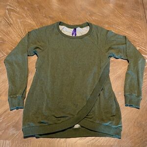 Seraphine, Cotton Blend Maternity & Nursing Sweatshirt